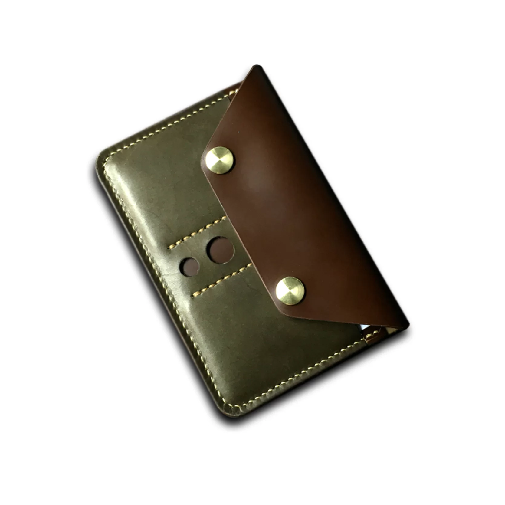 Portefeuille pour papiers de voiture fait main, compact et élégant. Parfait comme cadeau, pour hommes et femmes