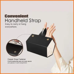 Étui de rangement des lunettes montres bijoux